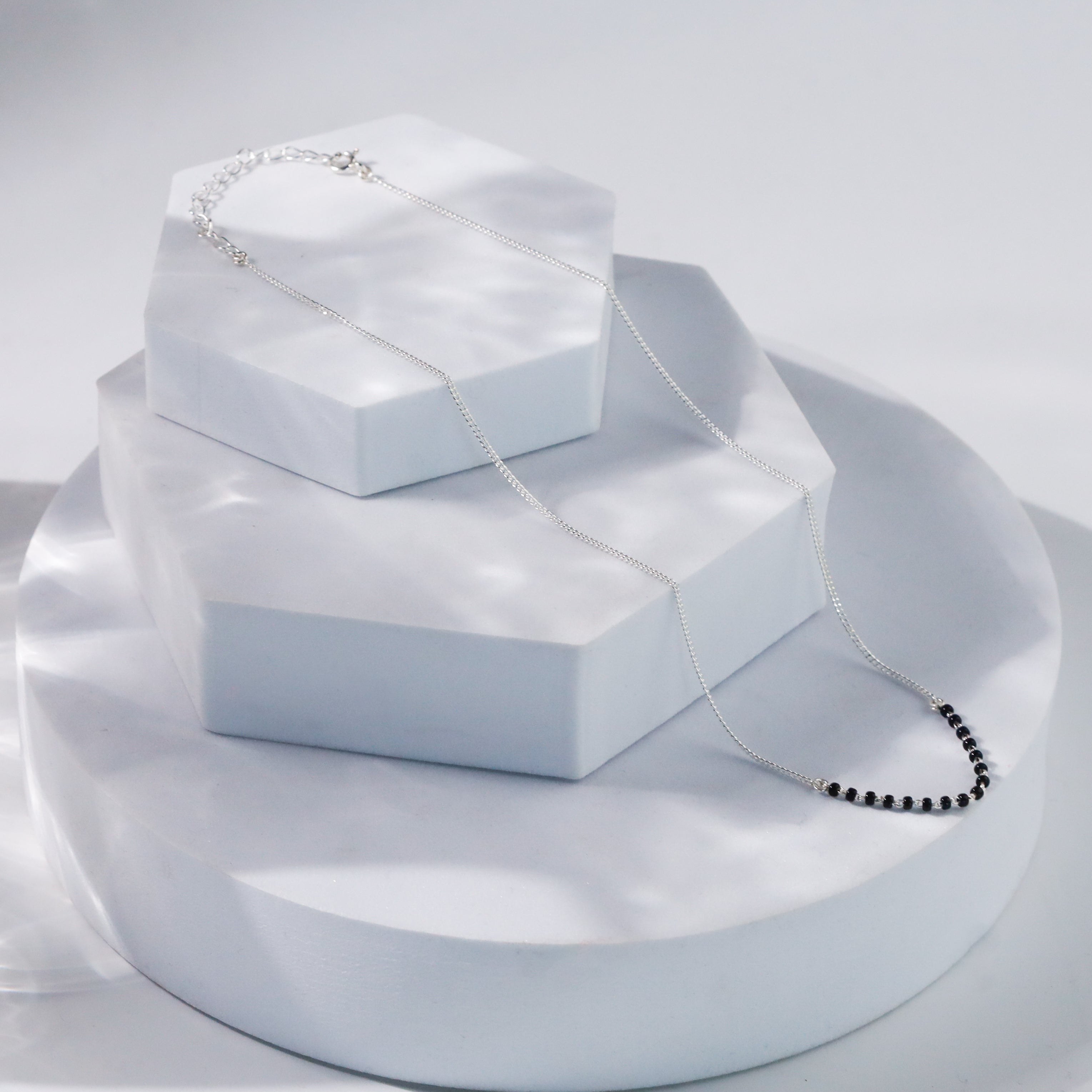 Classic Silver Chain Mangalsutra
