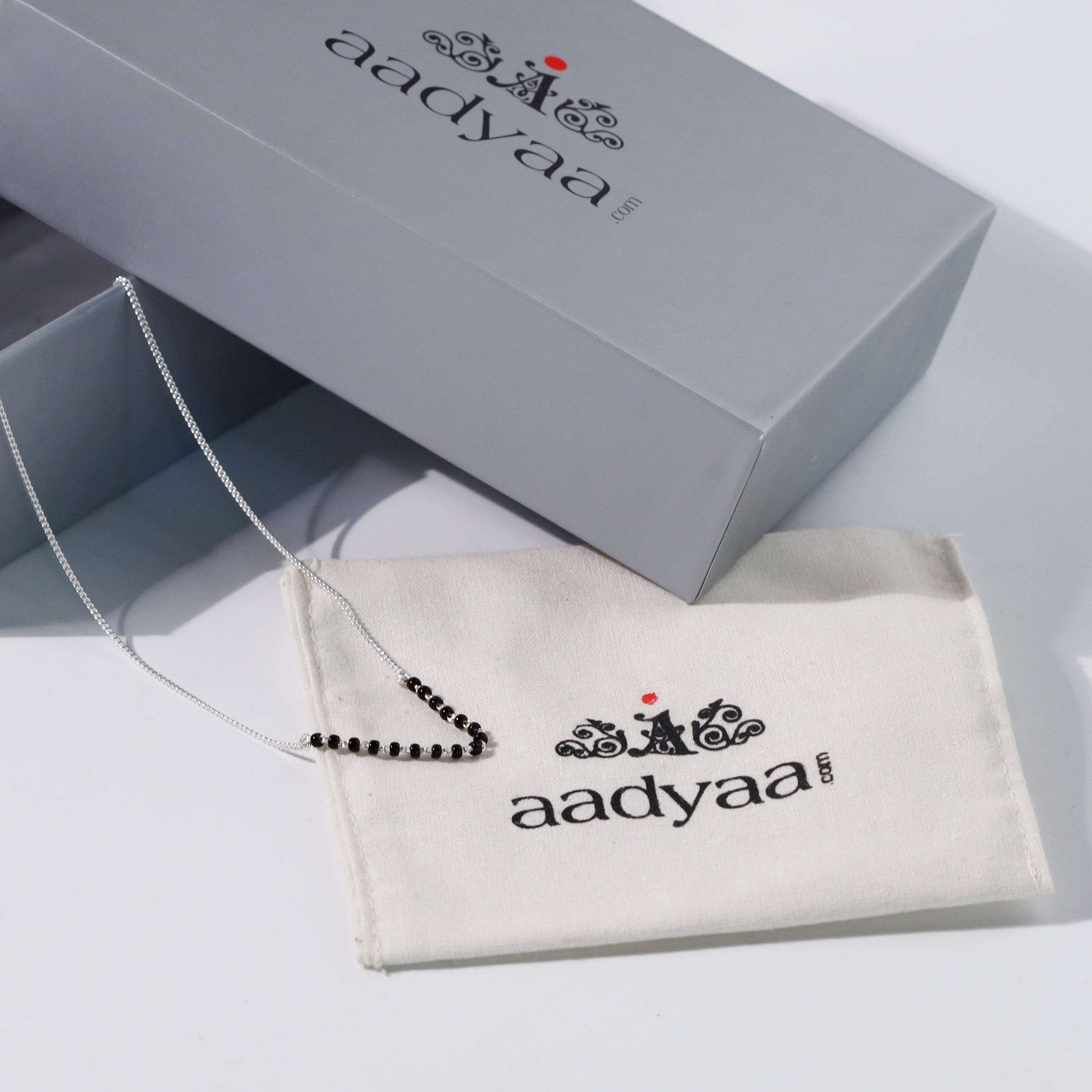 Classic Silver Chain Mangalsutra