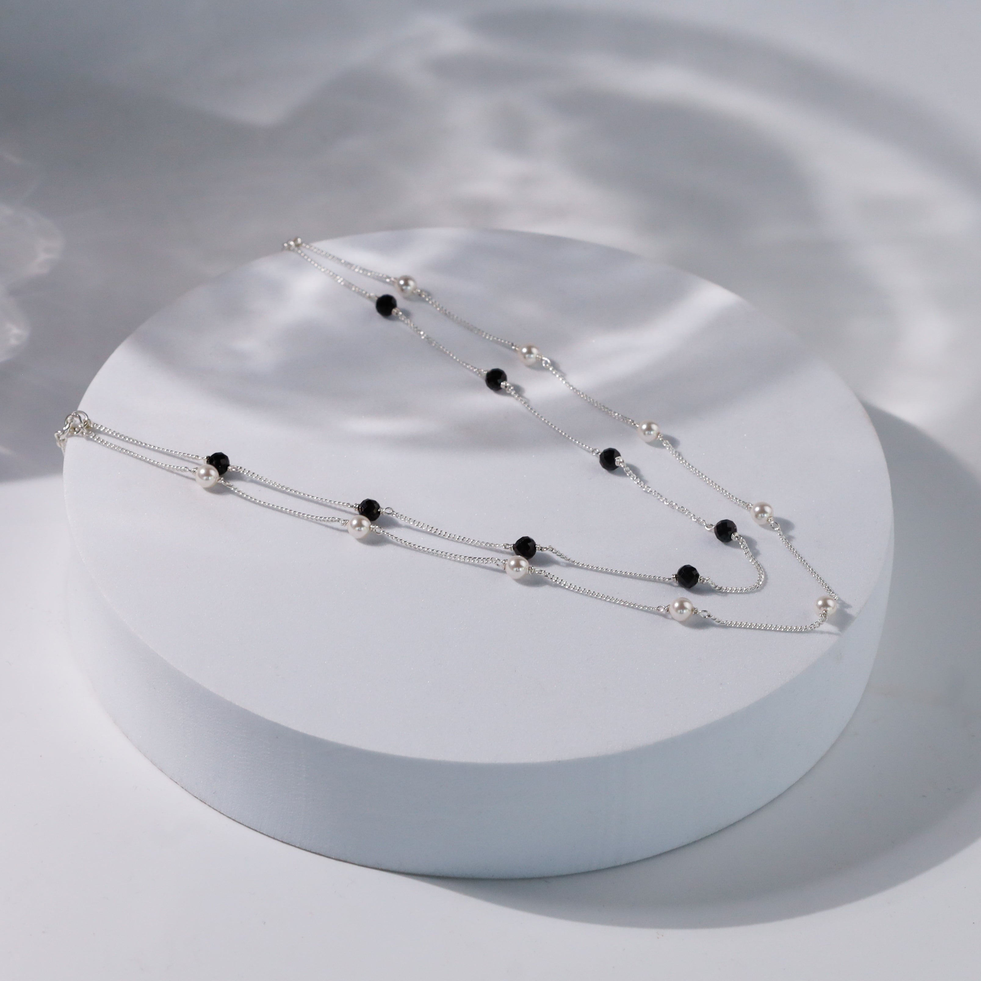 Three Way Silver Chain Mangalsutra