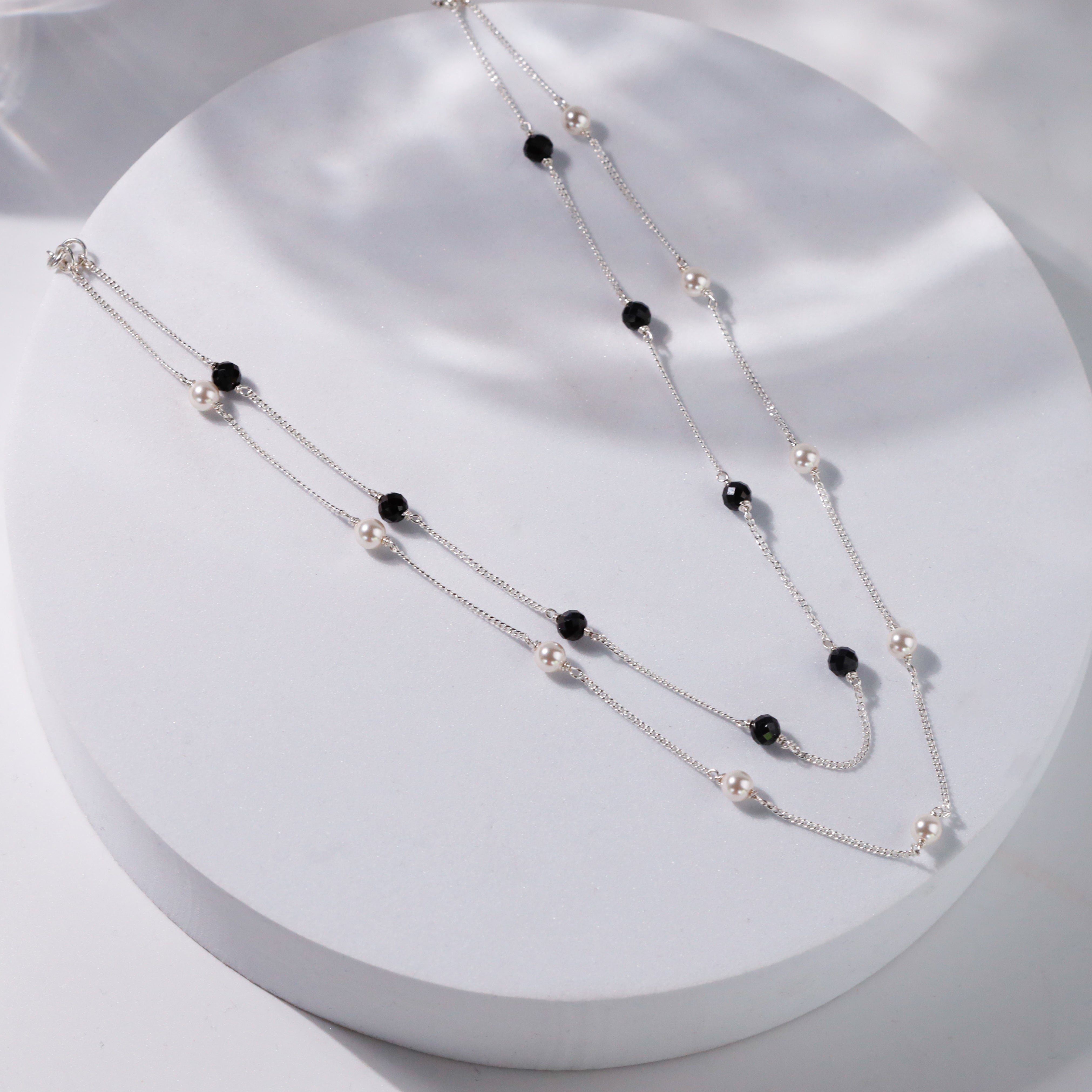 Three Way Silver Chain Mangalsutra