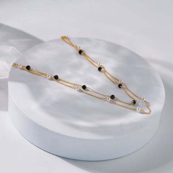 wear Three Way Silver Chain Mangalsutra for everyday look