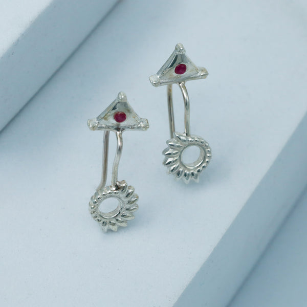 Silver Sunrise Bugadi (Clip on)