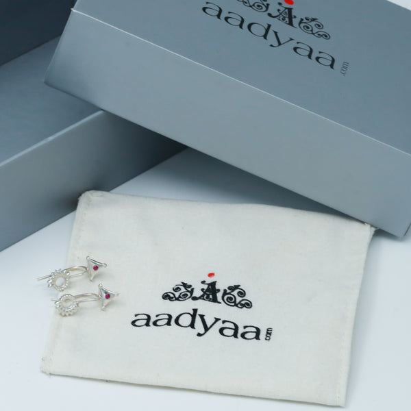 Silver Sunrise Bugadi (Clip on)