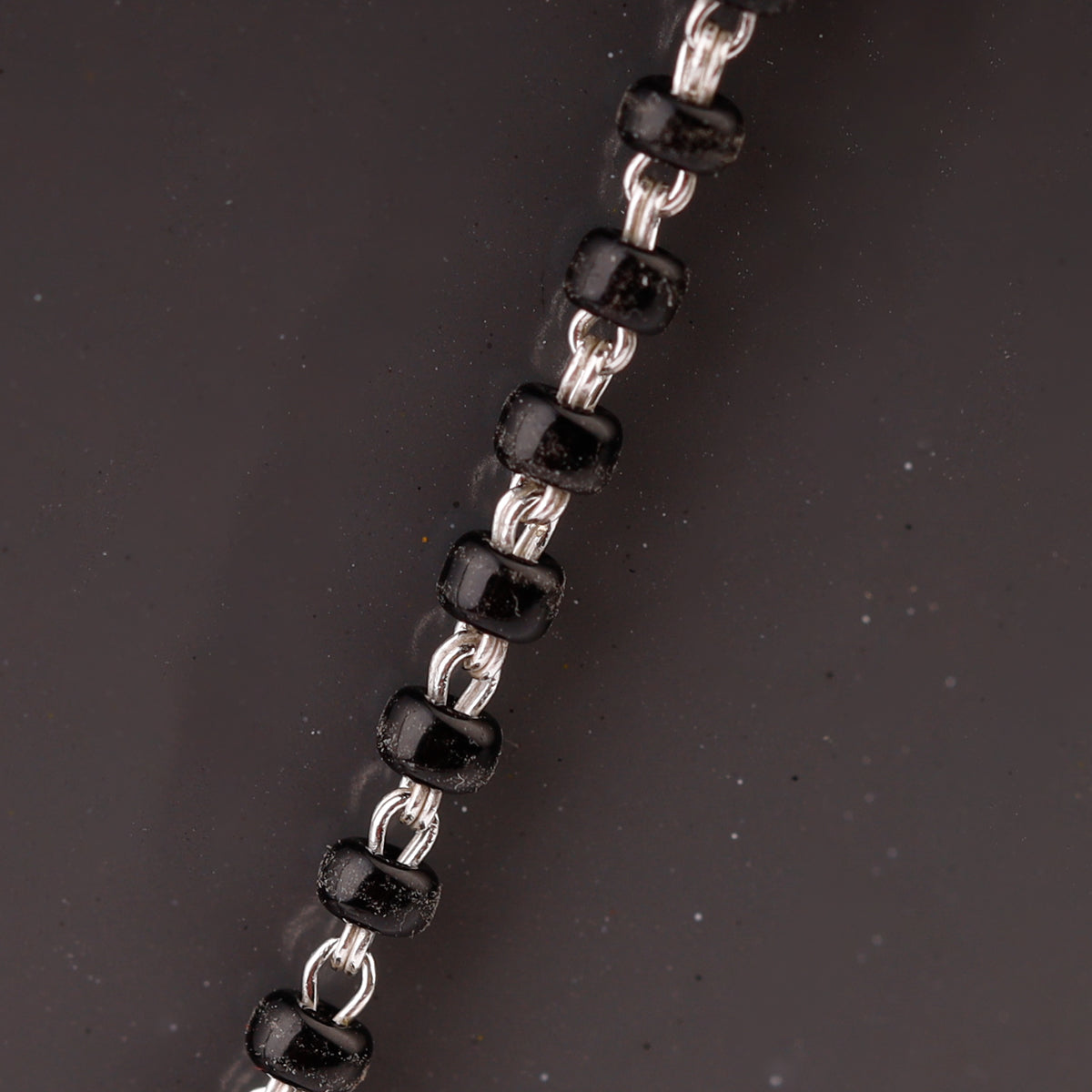 Silver Lasercut Pendant Mangalsutra