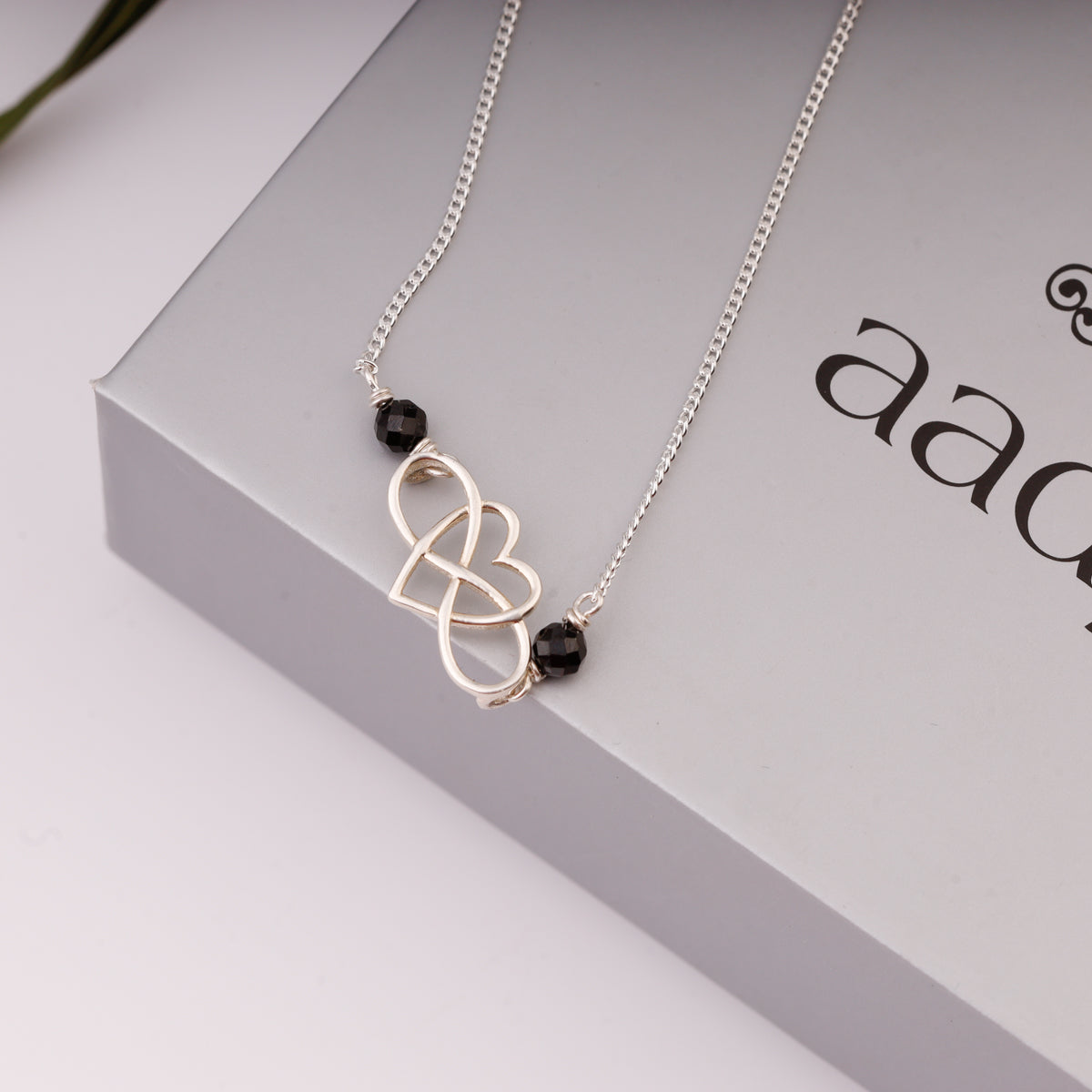 Love Infinity Silver Chain Mangalsutra Bracelet