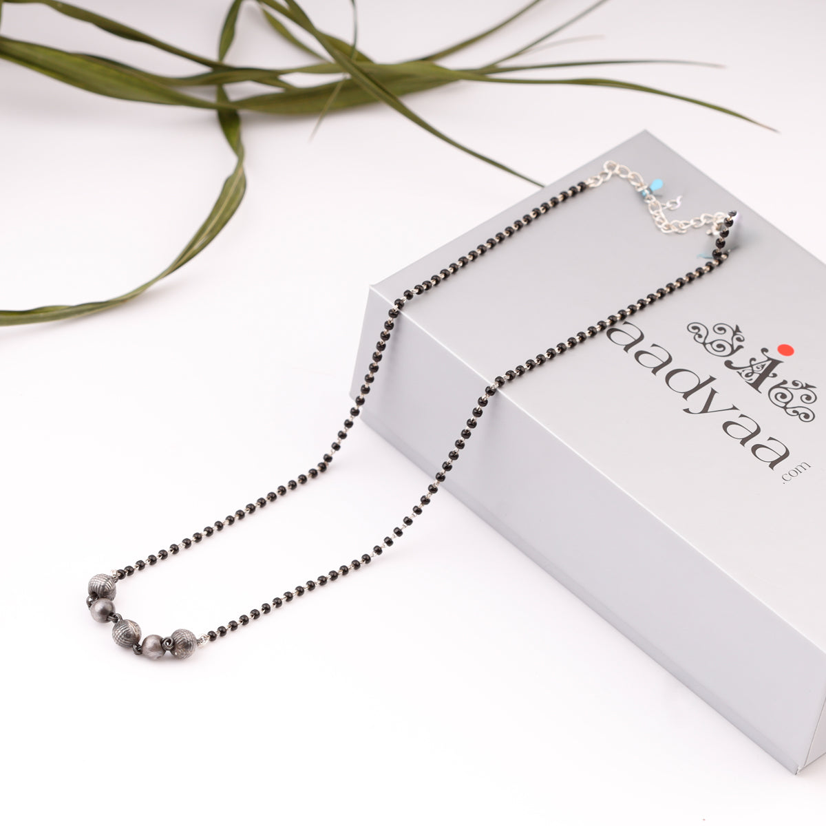 Oxidized Silver Mohan Maal Mangalsutra