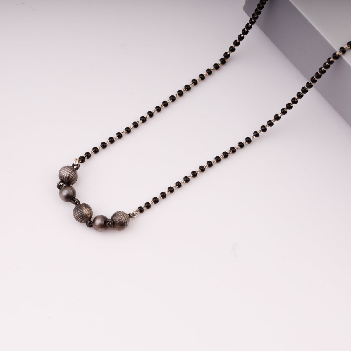 Oxidized Silver Mohan Maal Mangalsutra
