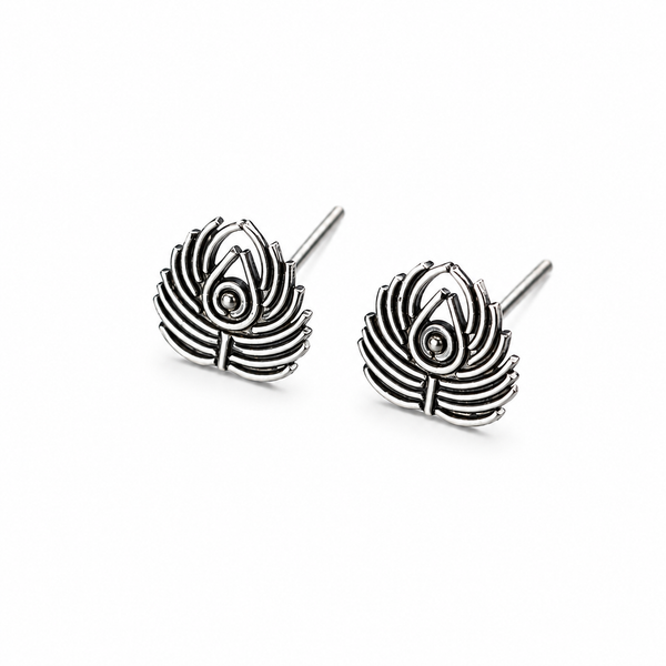 Peacock Feather Earrings