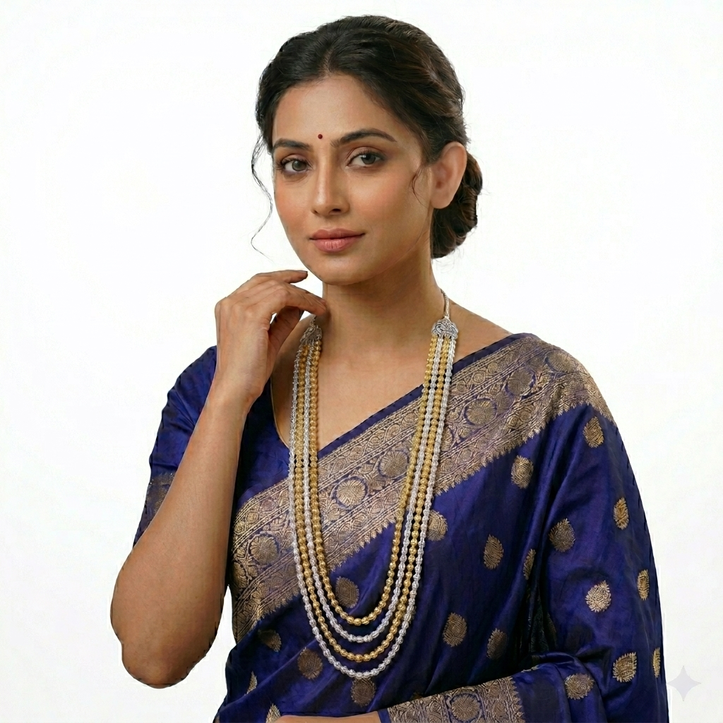 Pohe Haar - 4 Layered | Swarna Rajat (Made to Order)