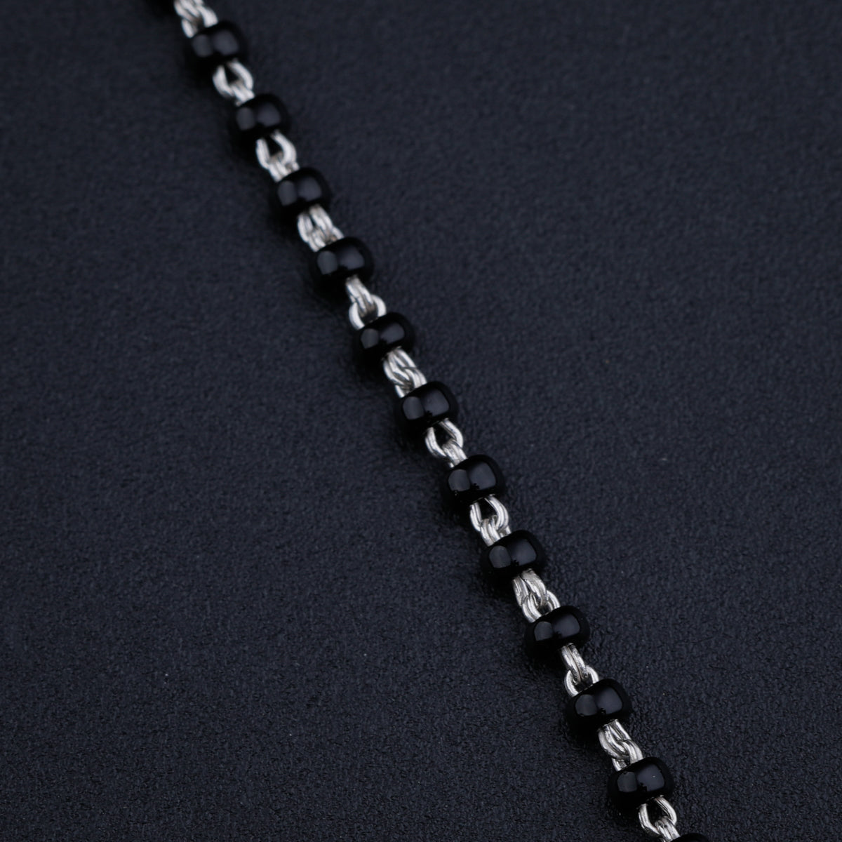 Silver Pearl Bunch Mangalsutra