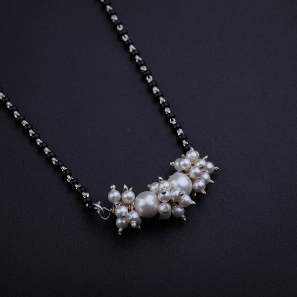 Silver Pearl Bunch Mangalsutra