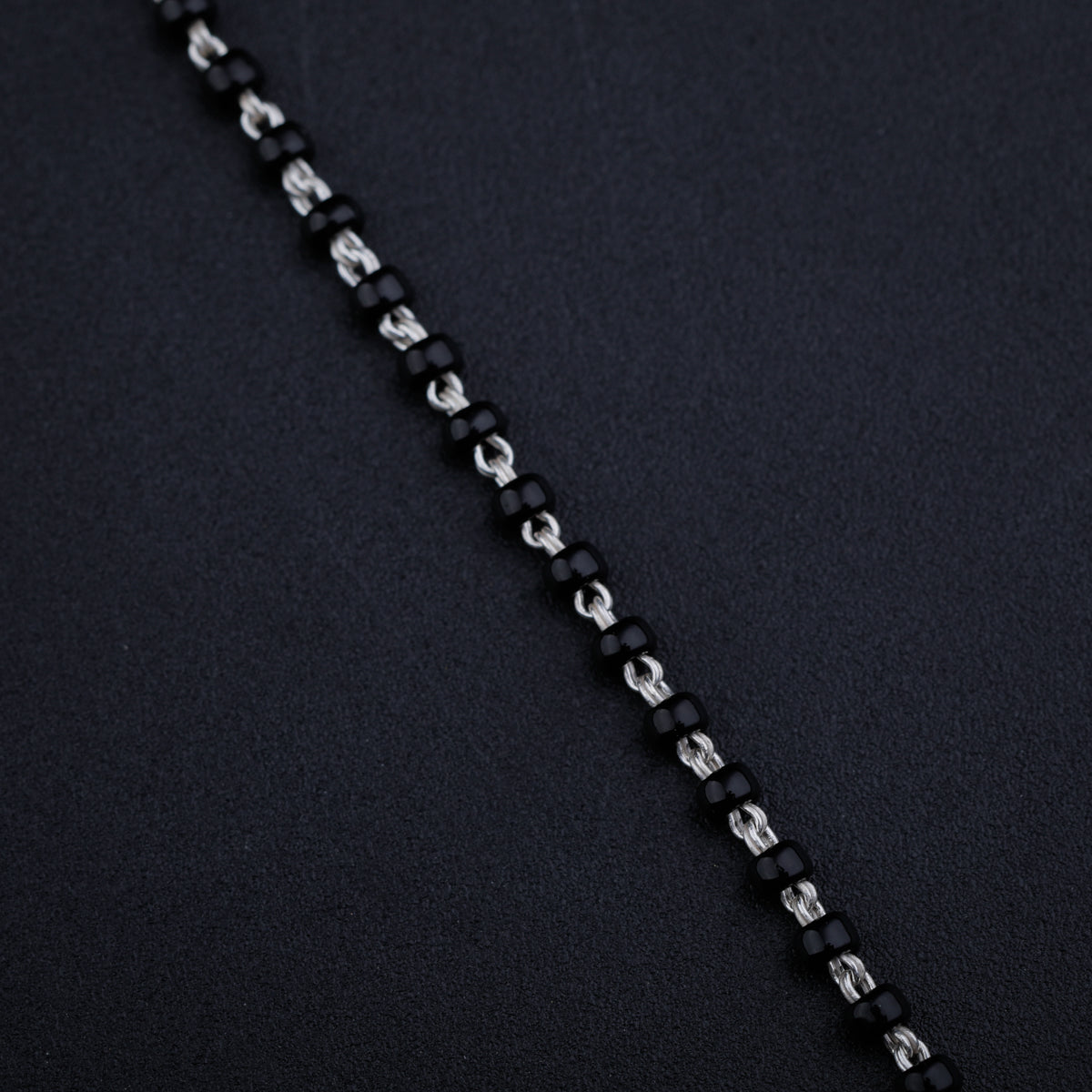 Silver Pearl Bunch Mangalsutra