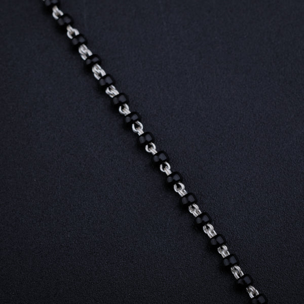 Silver Pearl Bunch Mangalsutra