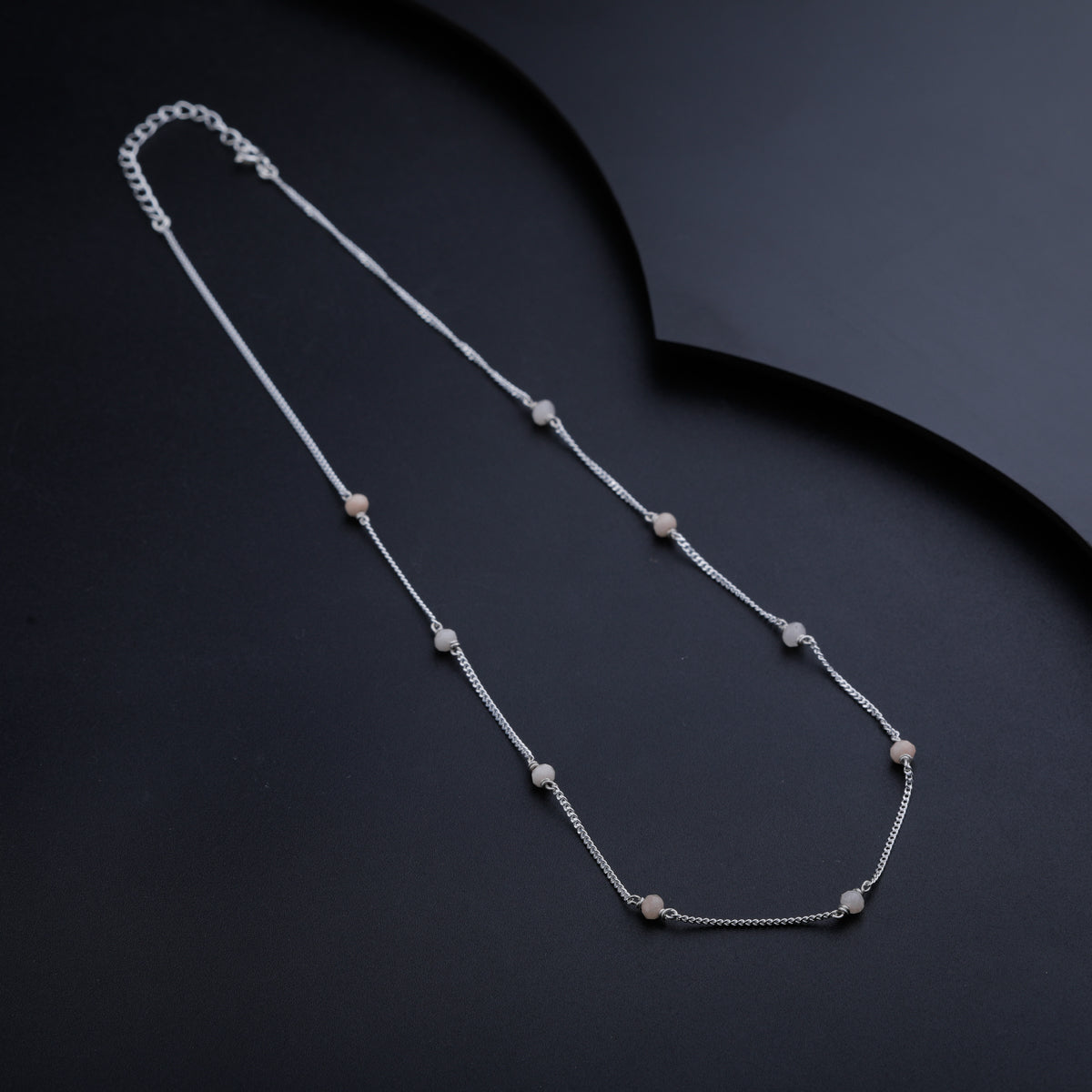 Moon Stone Silver Chain