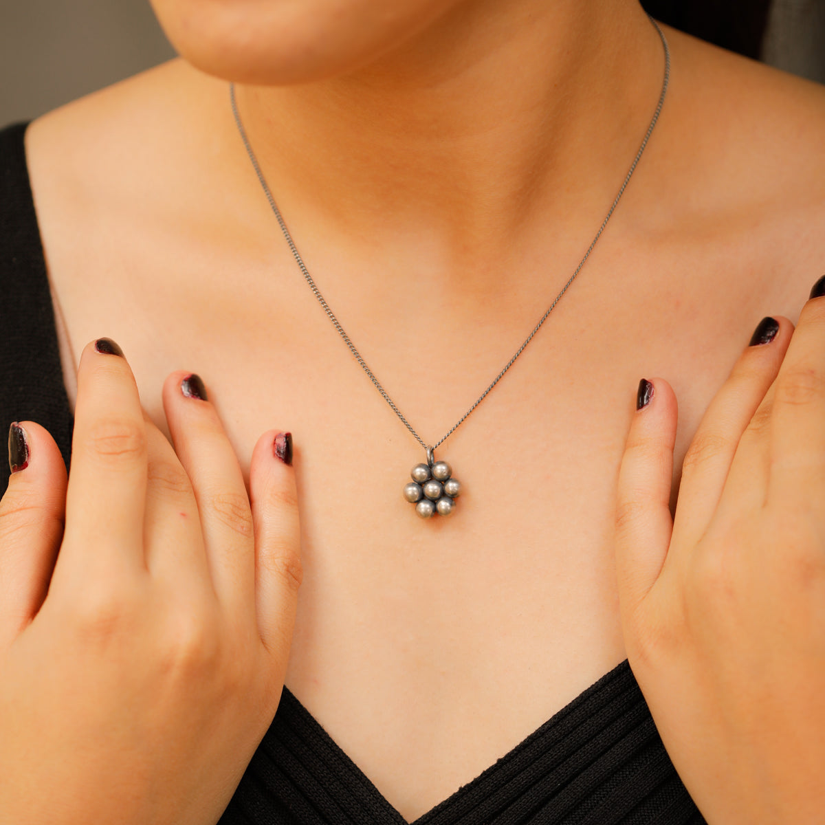 Silver Kudi Pendant Chain ( Original Size )