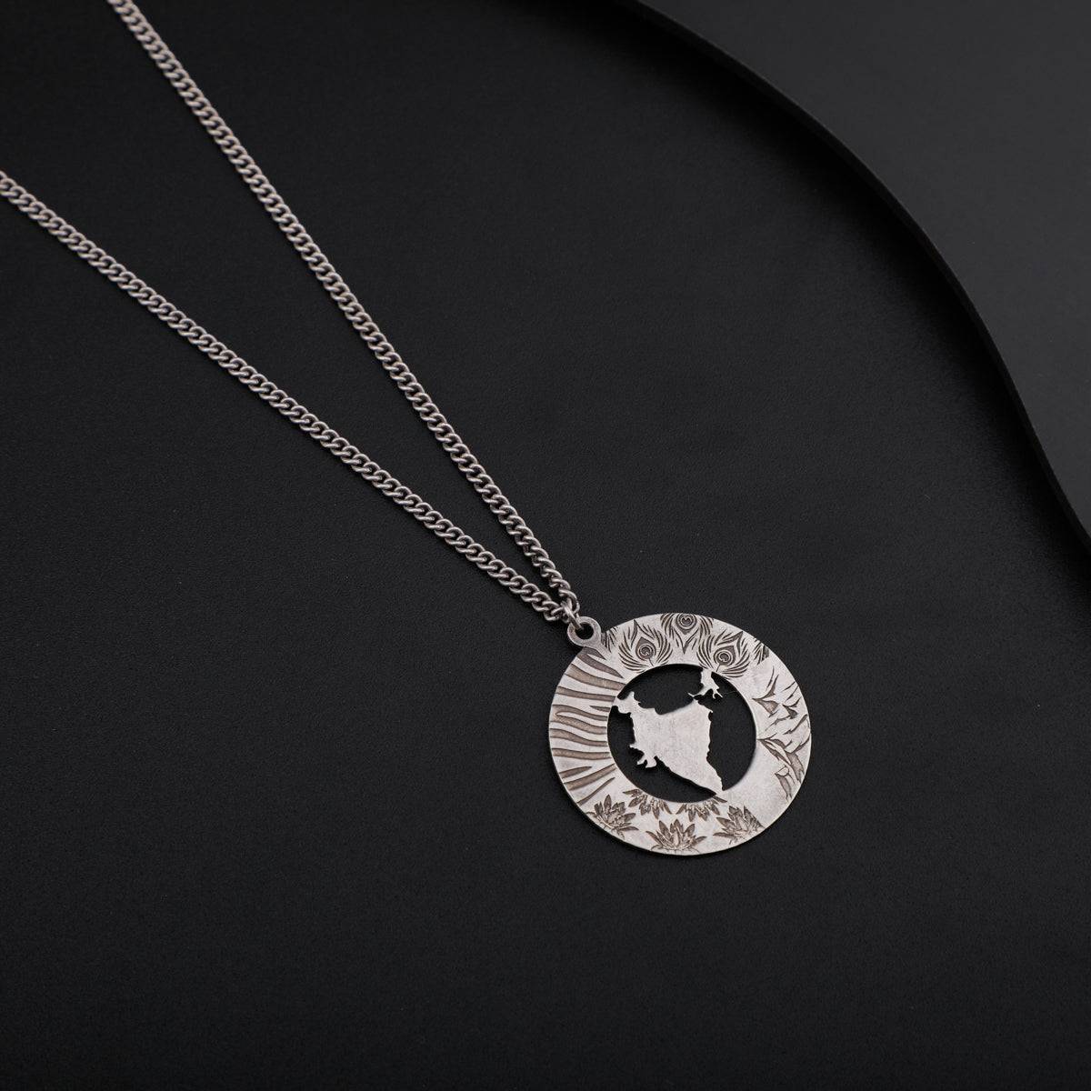 Unisex India Silver Necklace