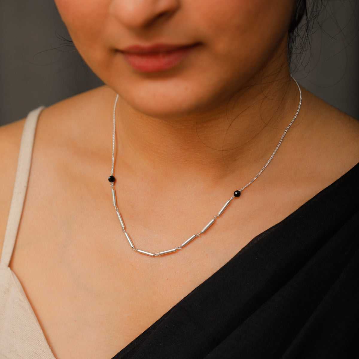 Minimalistic Mangalsutra : Chain & pipe