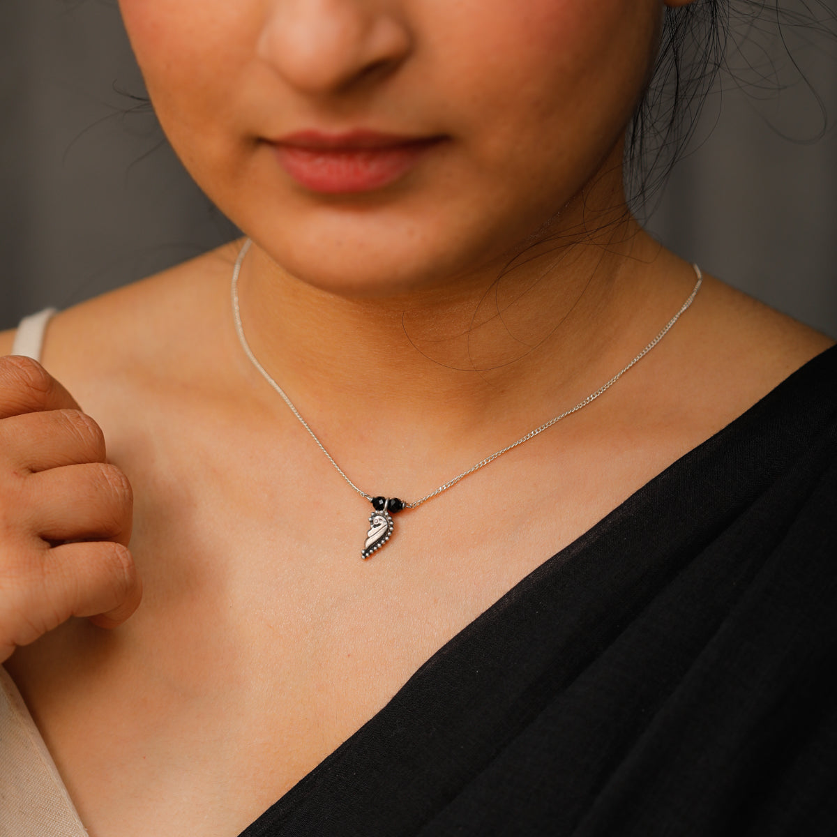 Silver Chain Mangalsutra