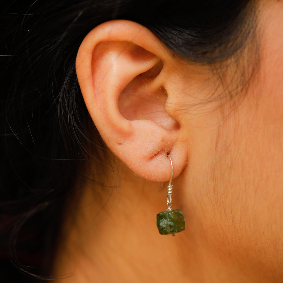 Green Onyx Earring