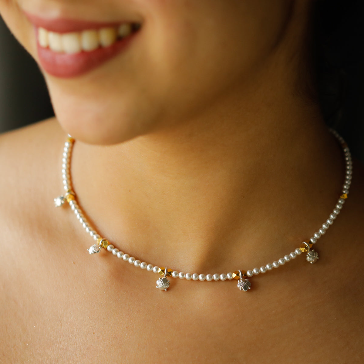 Cloves Pendant with Ashtapailu and Pearls