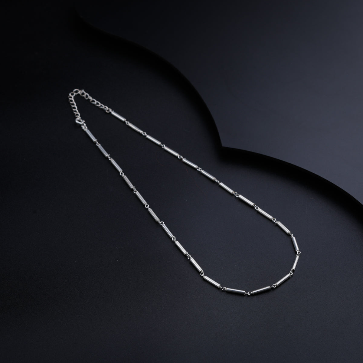 Silver Pipe Necklace