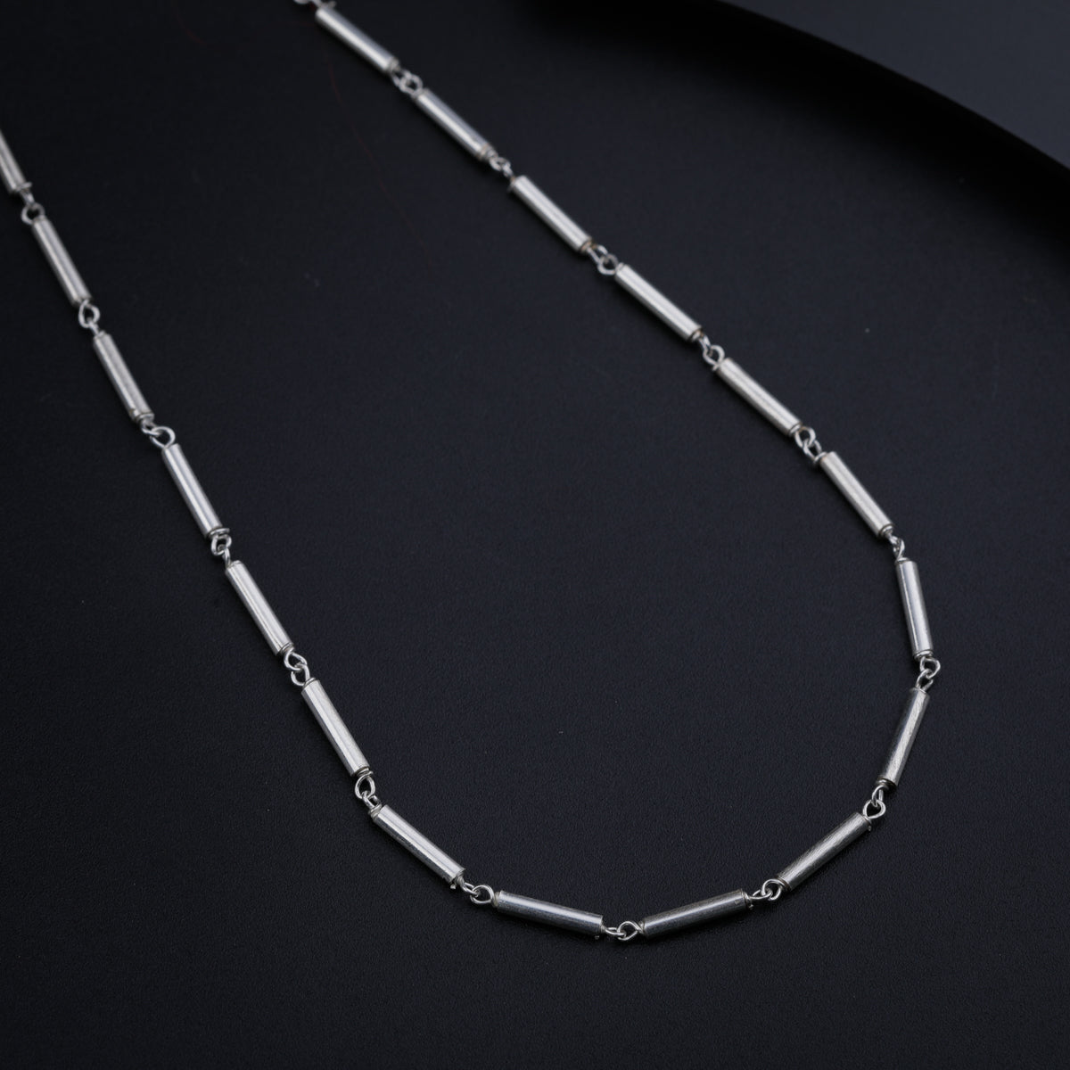 Silver Pipe Necklace