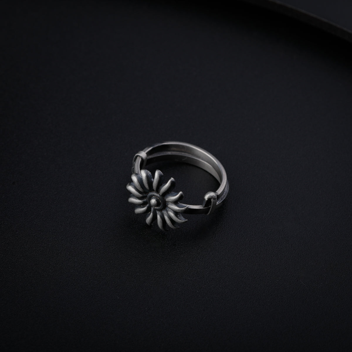 Silver Sun ring