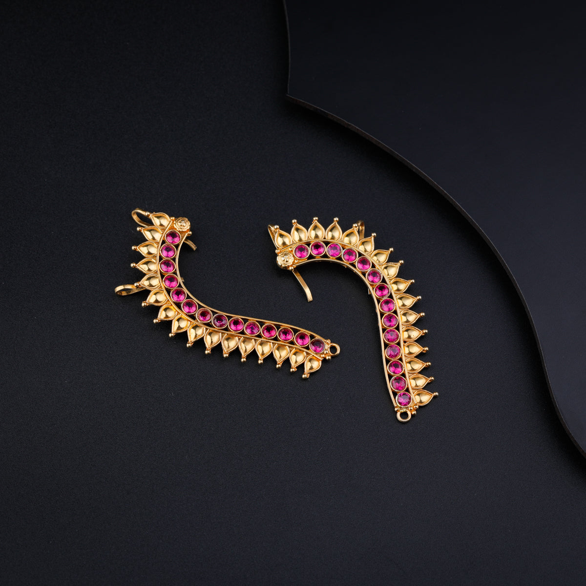 Swarna Rajat Ghumat Earcuffs | 92.5 Silver | 22K Gold Plated