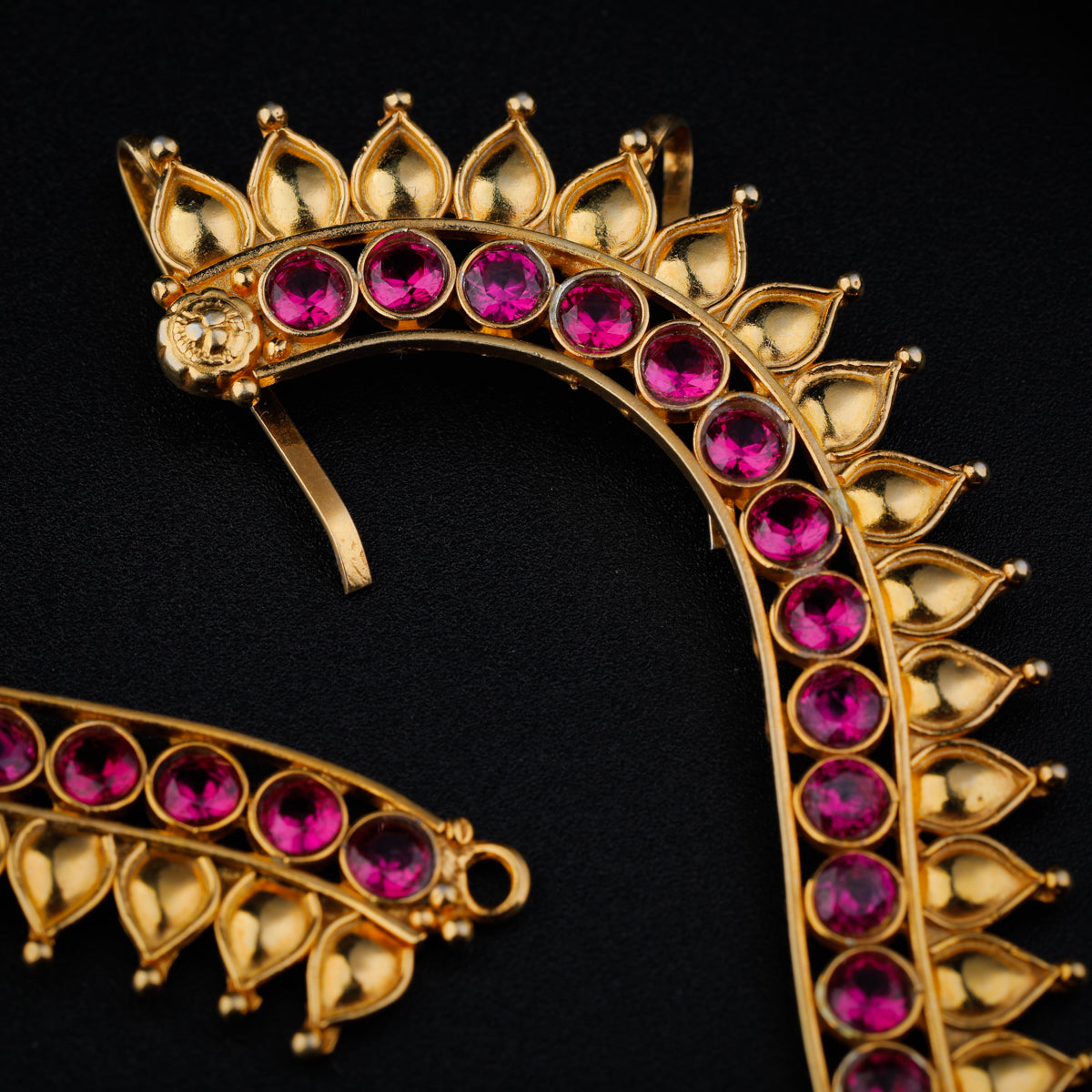 Swarna Rajat Ghumat Earcuffs | 92.5 Silver | 22K Gold Plated