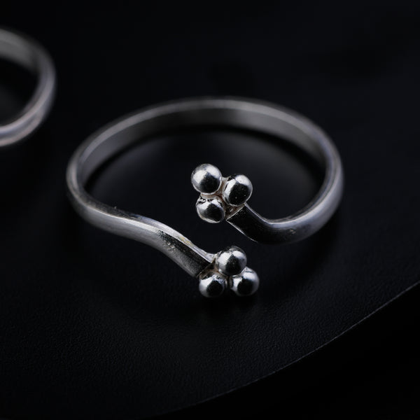 Silver Shiny Delicate Toe Ring