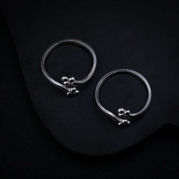 Silver Shiny Delicate Toe Ring