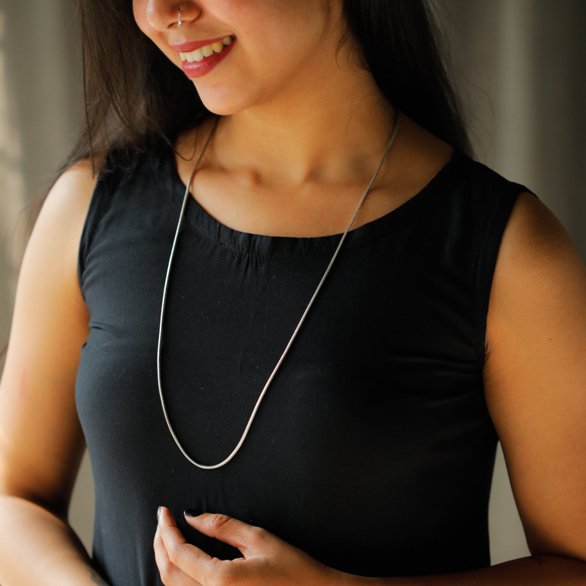 Silver Chain for Men / Women ( 20 inches )