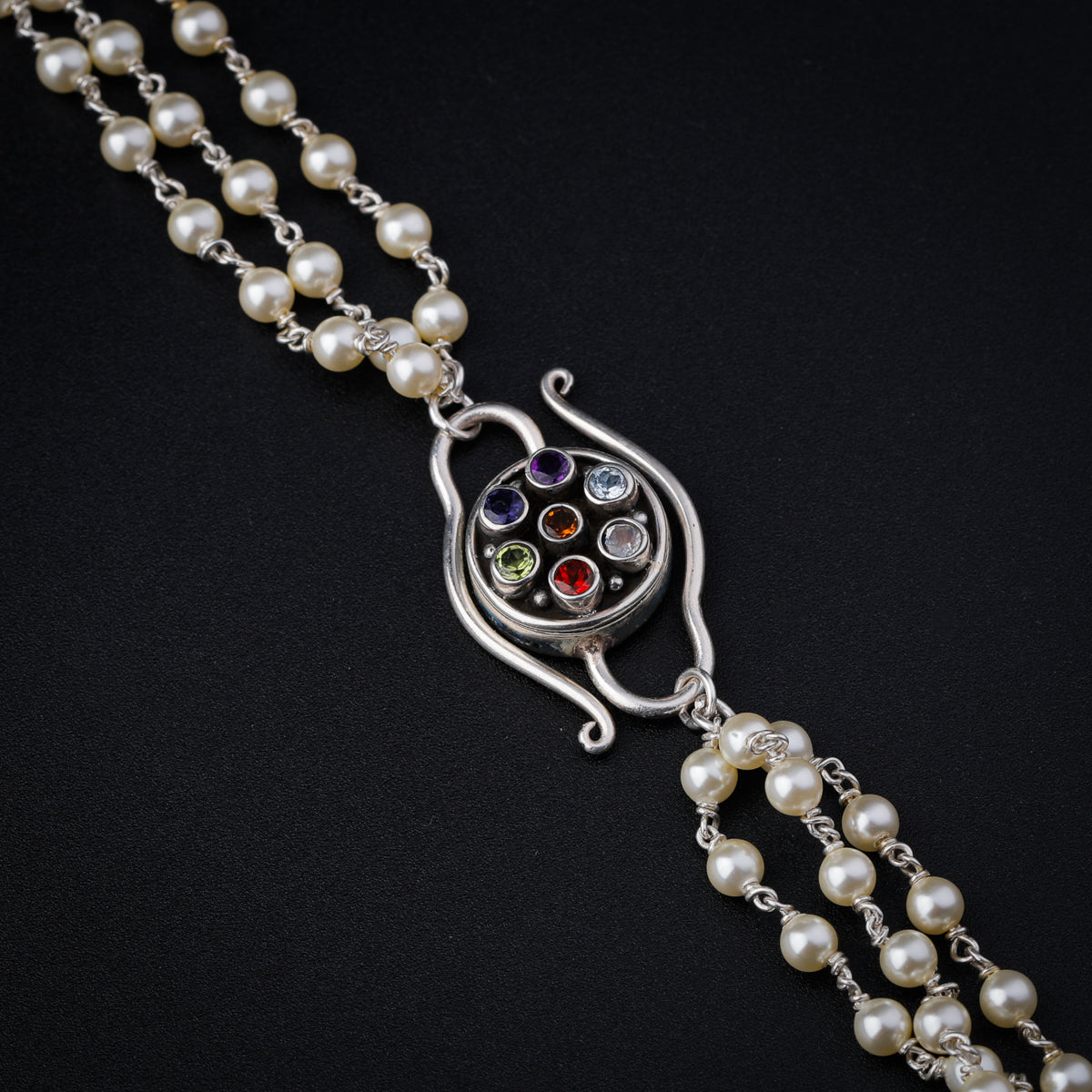 Three Layer Pearl Necklace