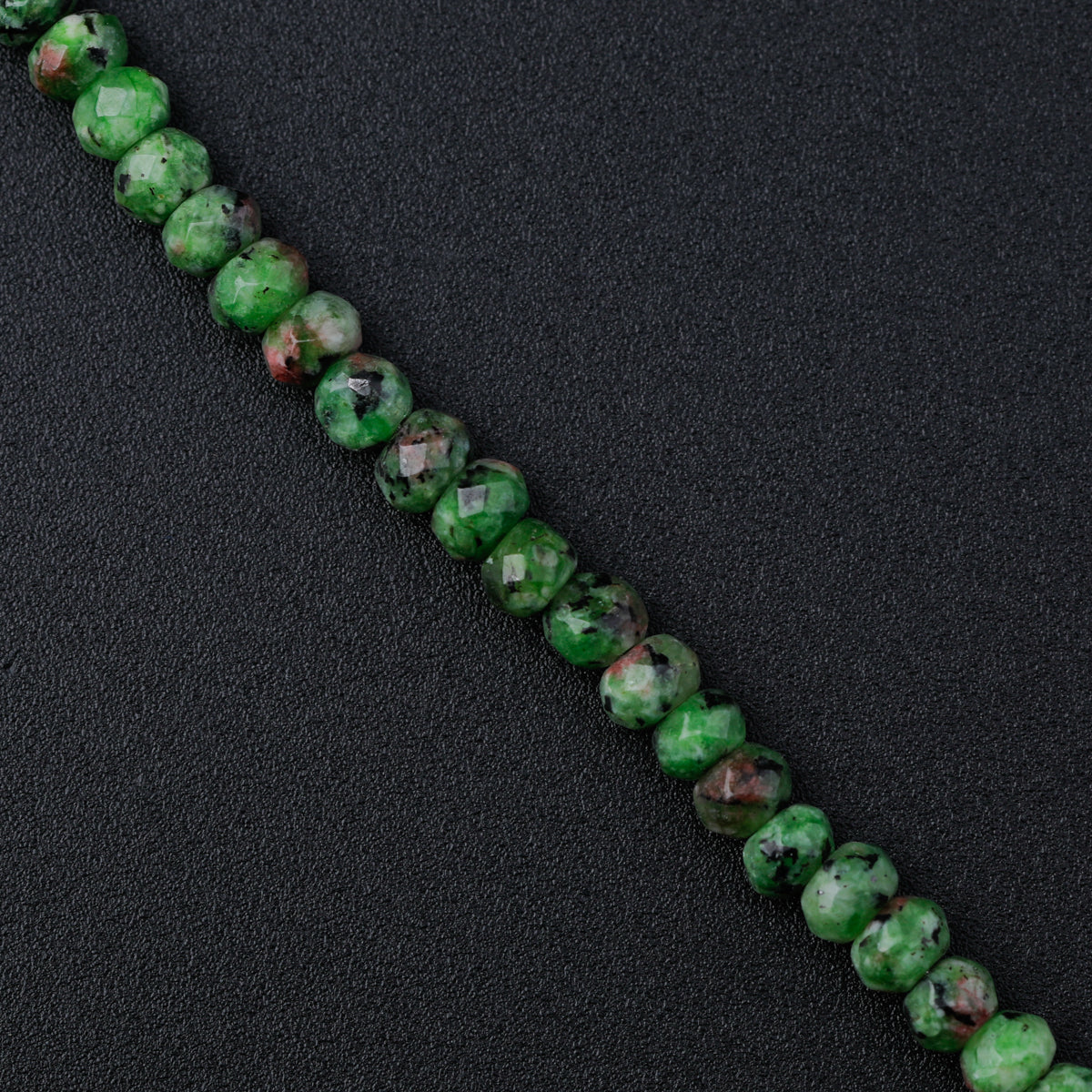 Green Sapphire Silver Necklace