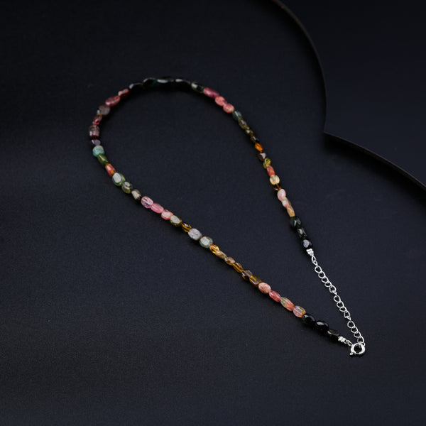 Tourmaline Silver Necklace