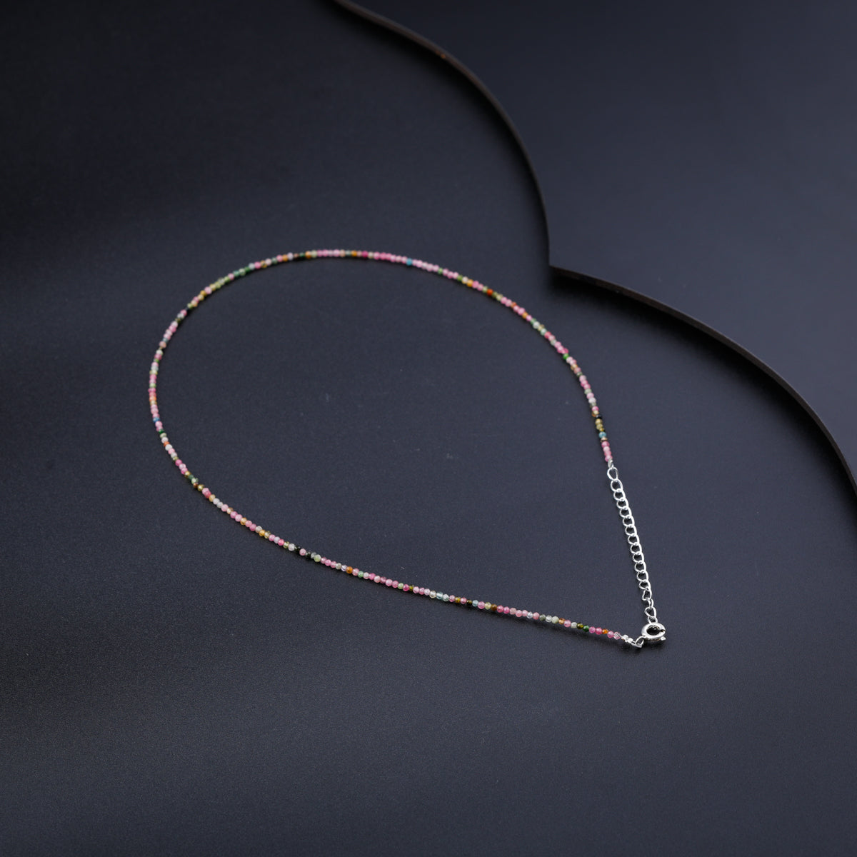 Multicolor Silver Necklace