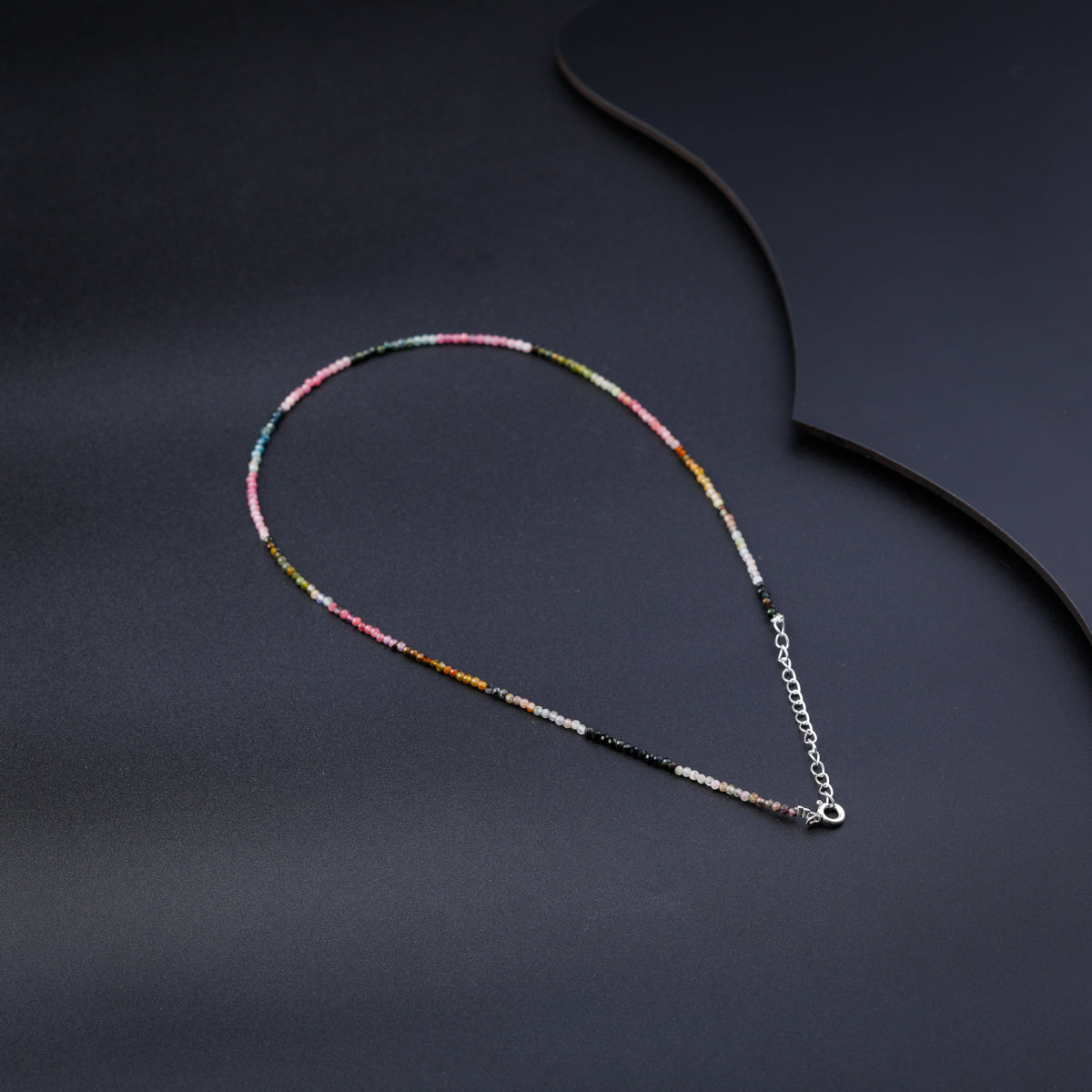 Multicolor Silver Necklace