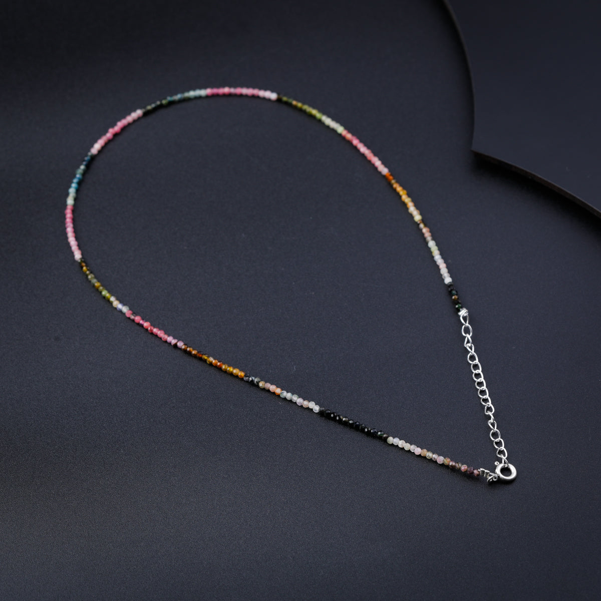 Multicolor Silver Necklace