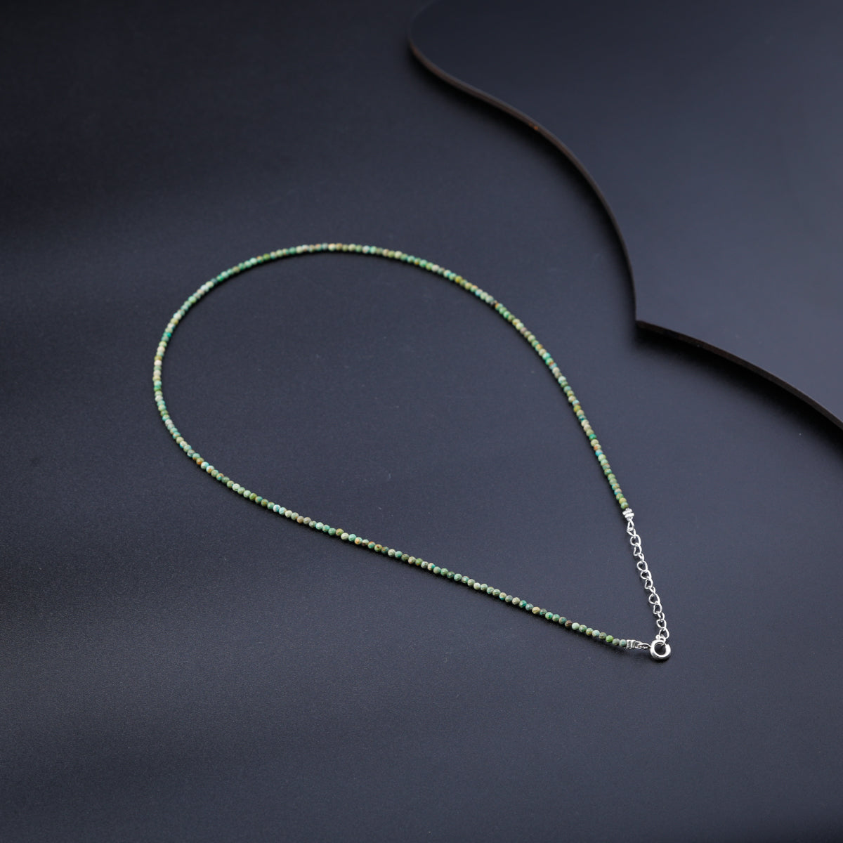 Micro Firoza Silver Necklace