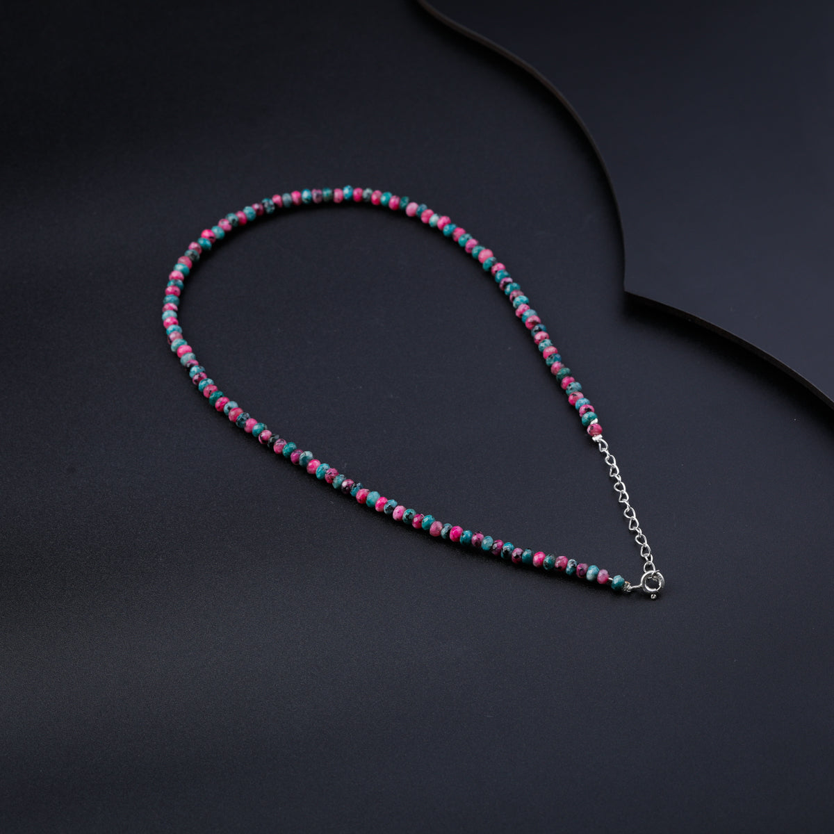 Multicolor Silver Necklace