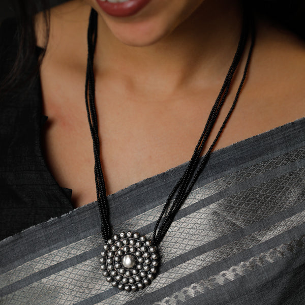 Silver Saaj Gath Mangalsutra (Made to Order)