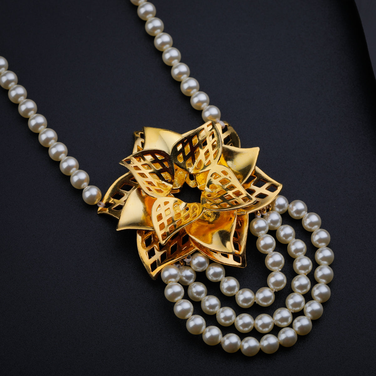 Godavari Necklace|  92.5 Silver | 22K Gold Plated