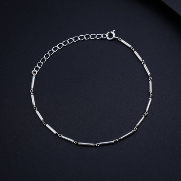 Silver Pipe Bracelet
