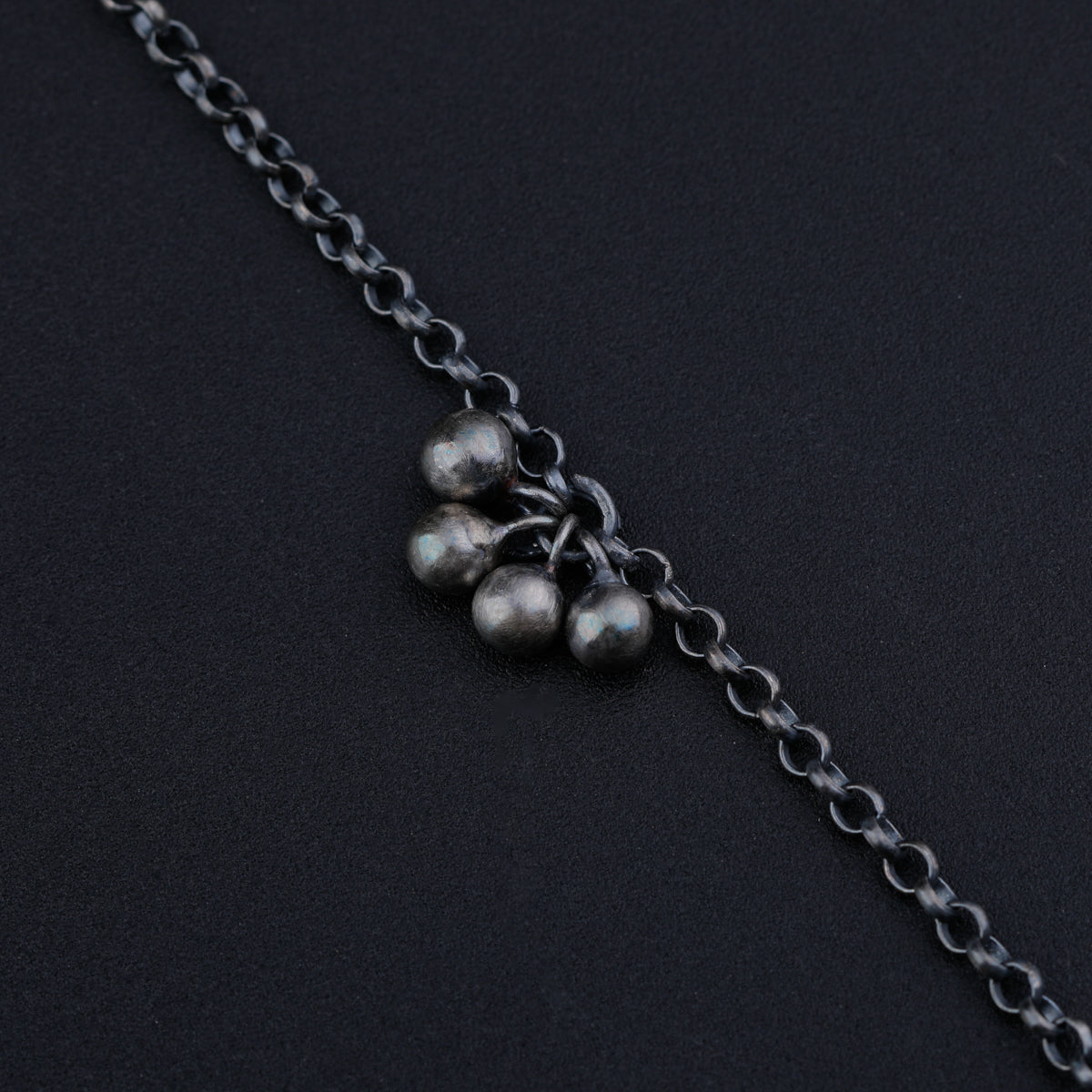 Chakra Ghungroo Oxidized Necklace