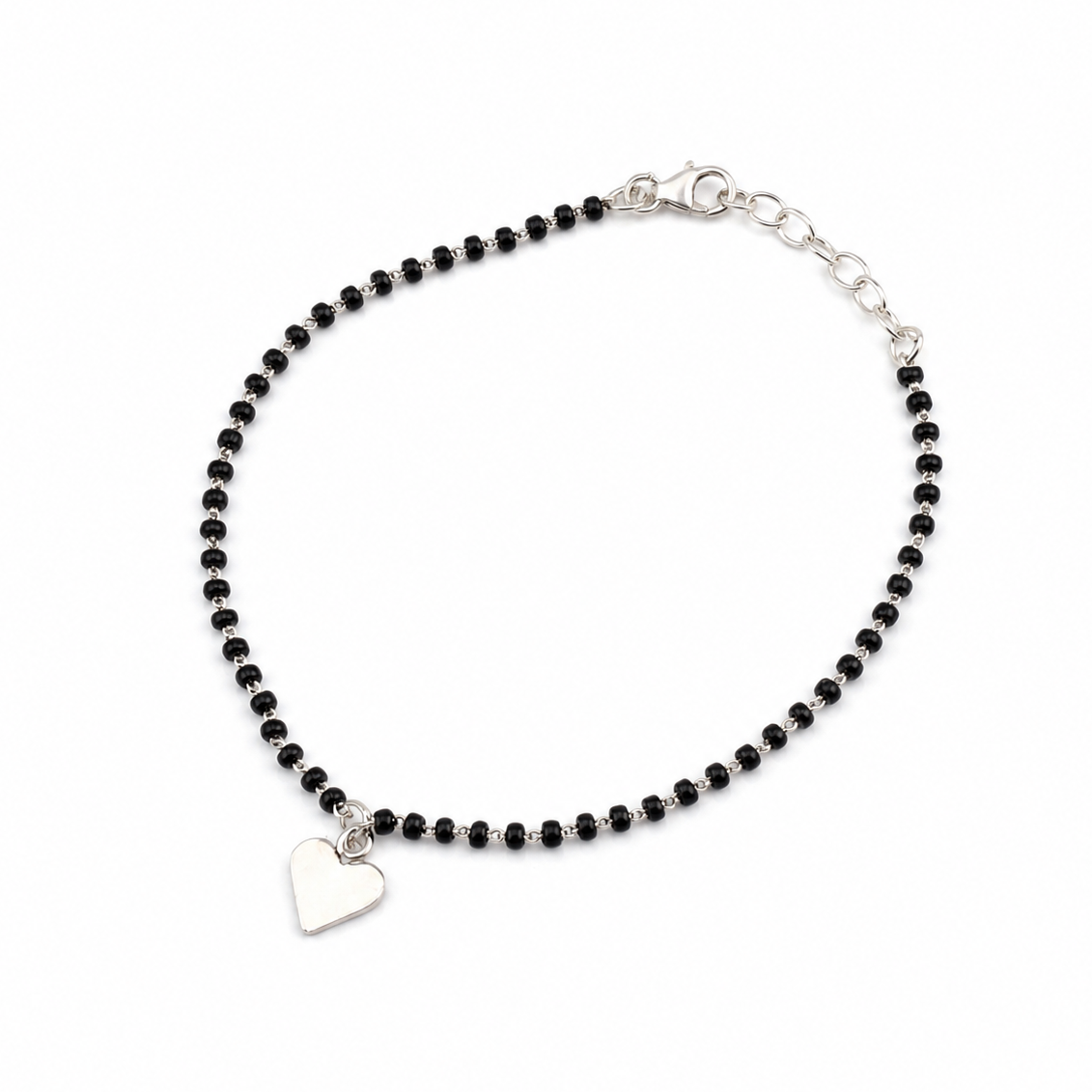 Silver Charm Mangalsutra bracelet