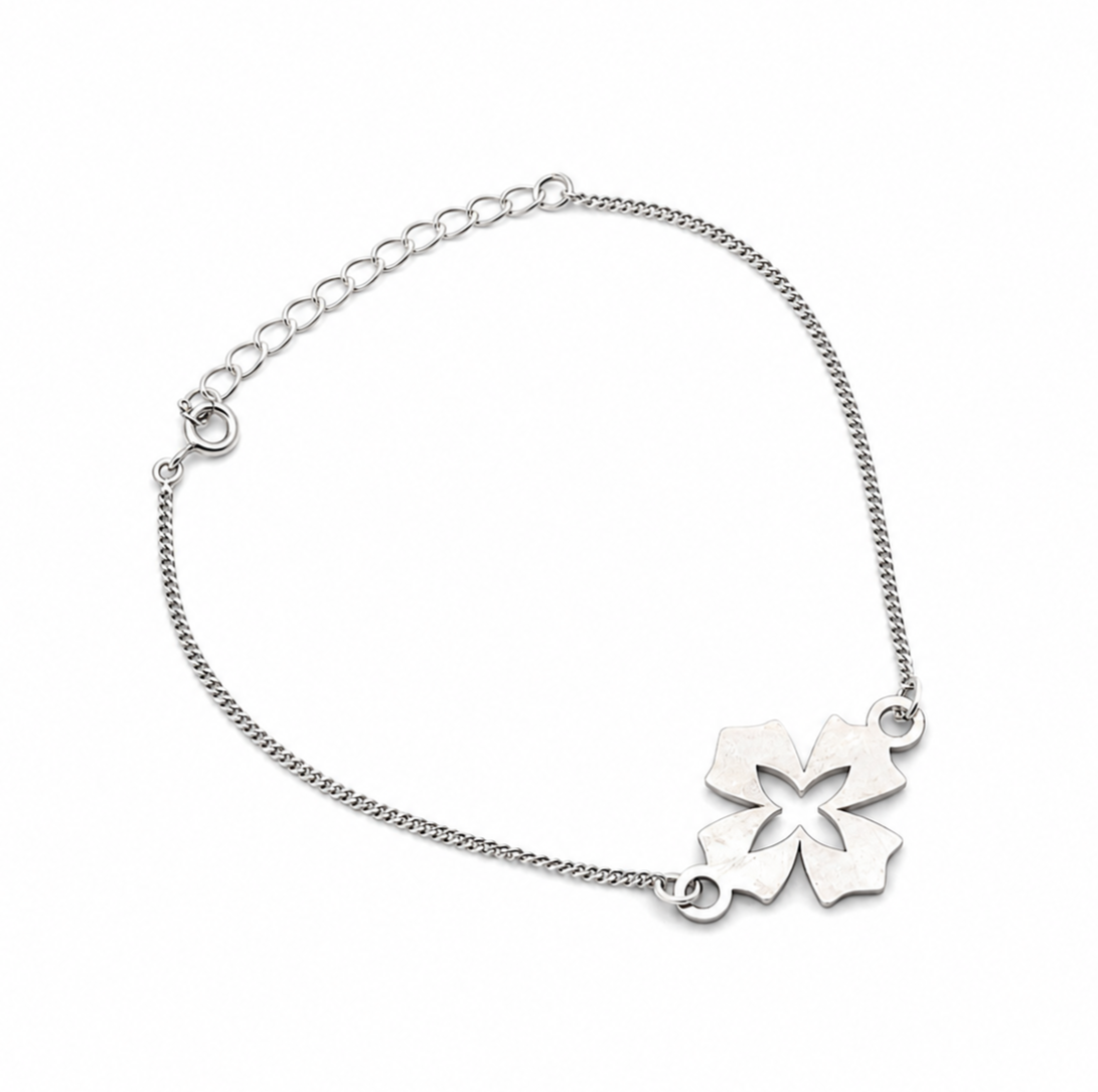 Silver Laser Cut Bracelet
