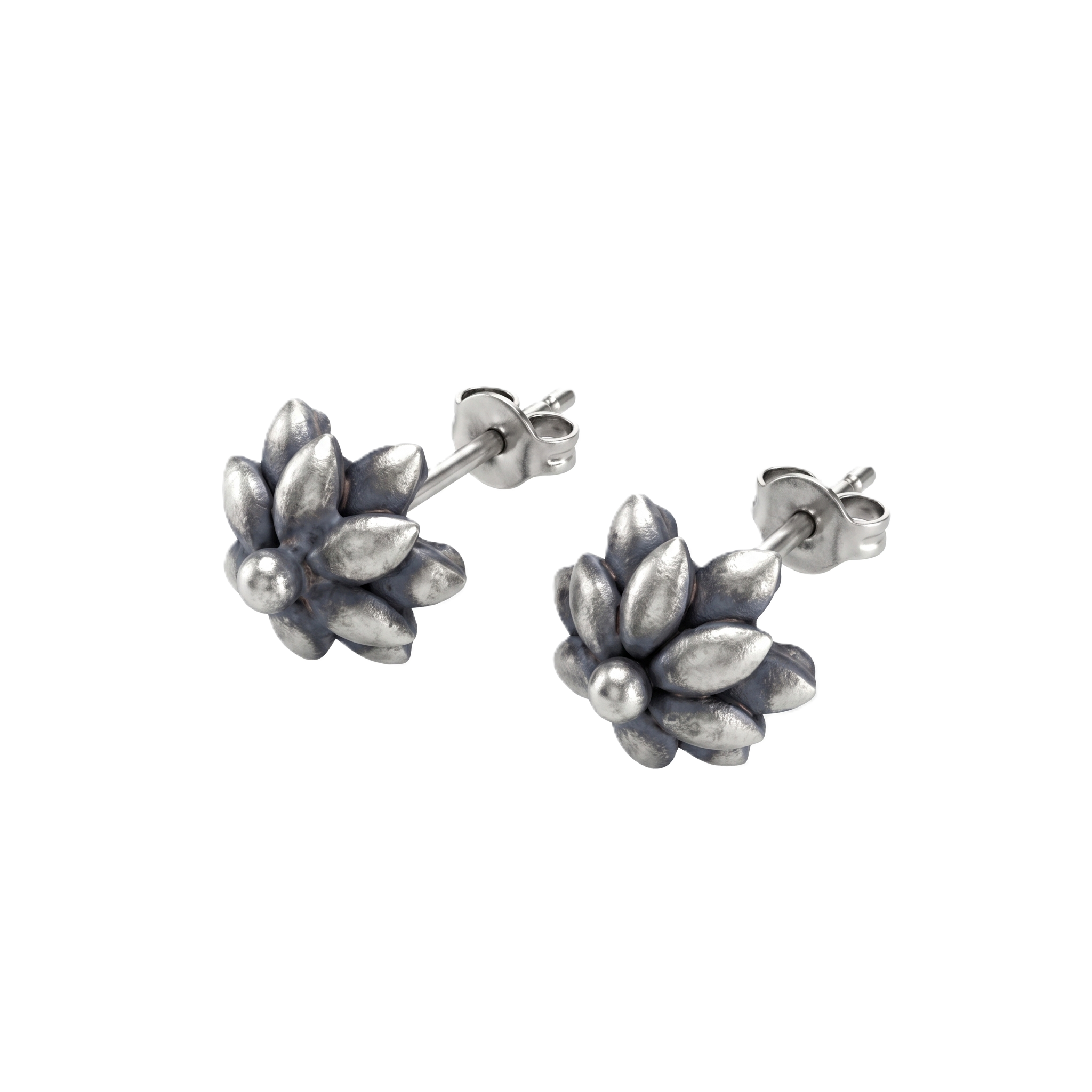 Silver Shevanti Studs