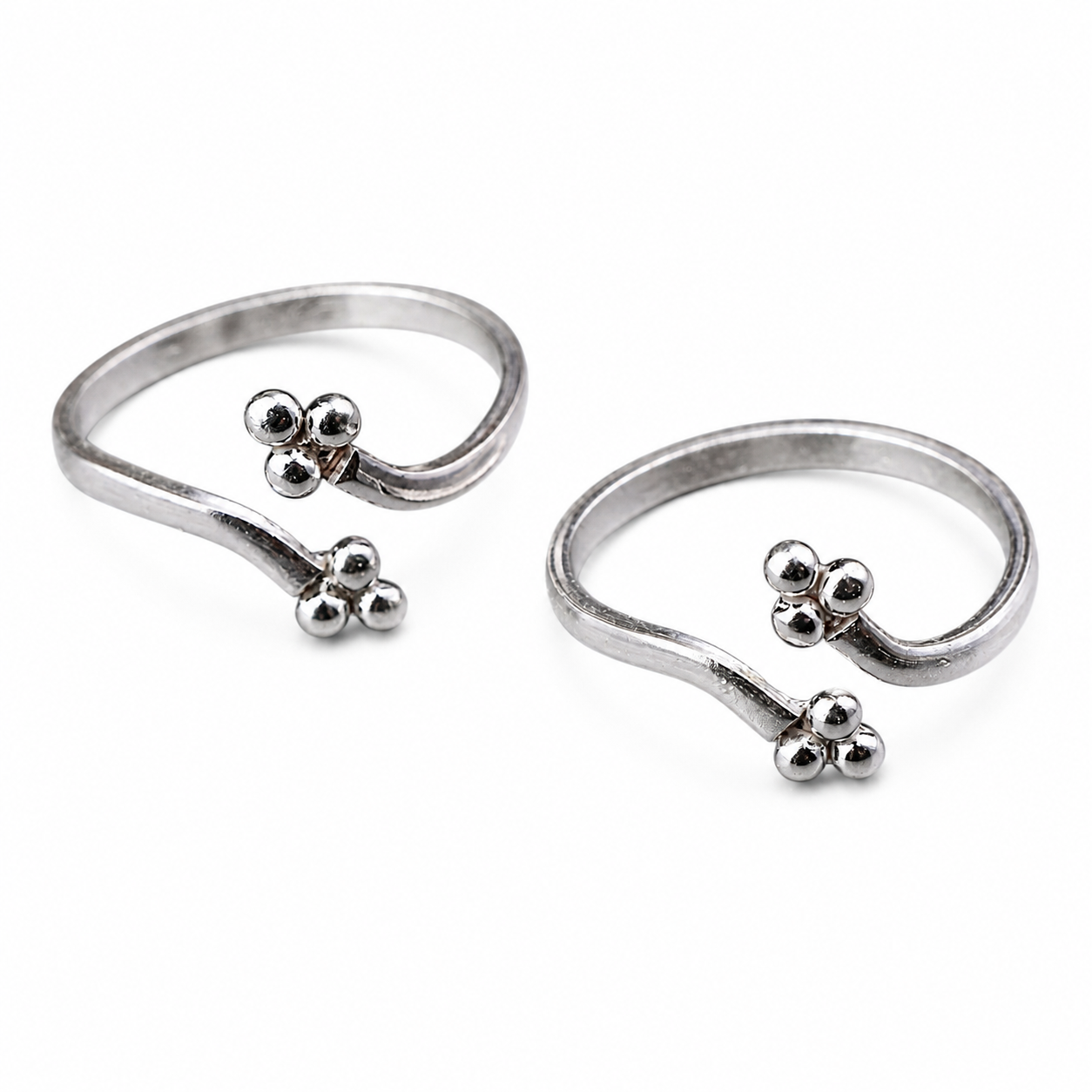 Silver Shiny Delicate Toe Ring