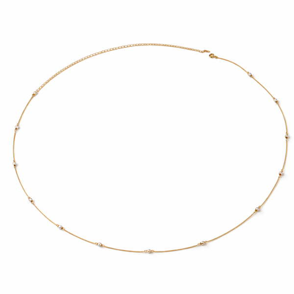 Waist chain / Kamar bandh : Classic Pearl Chain | Gold plated