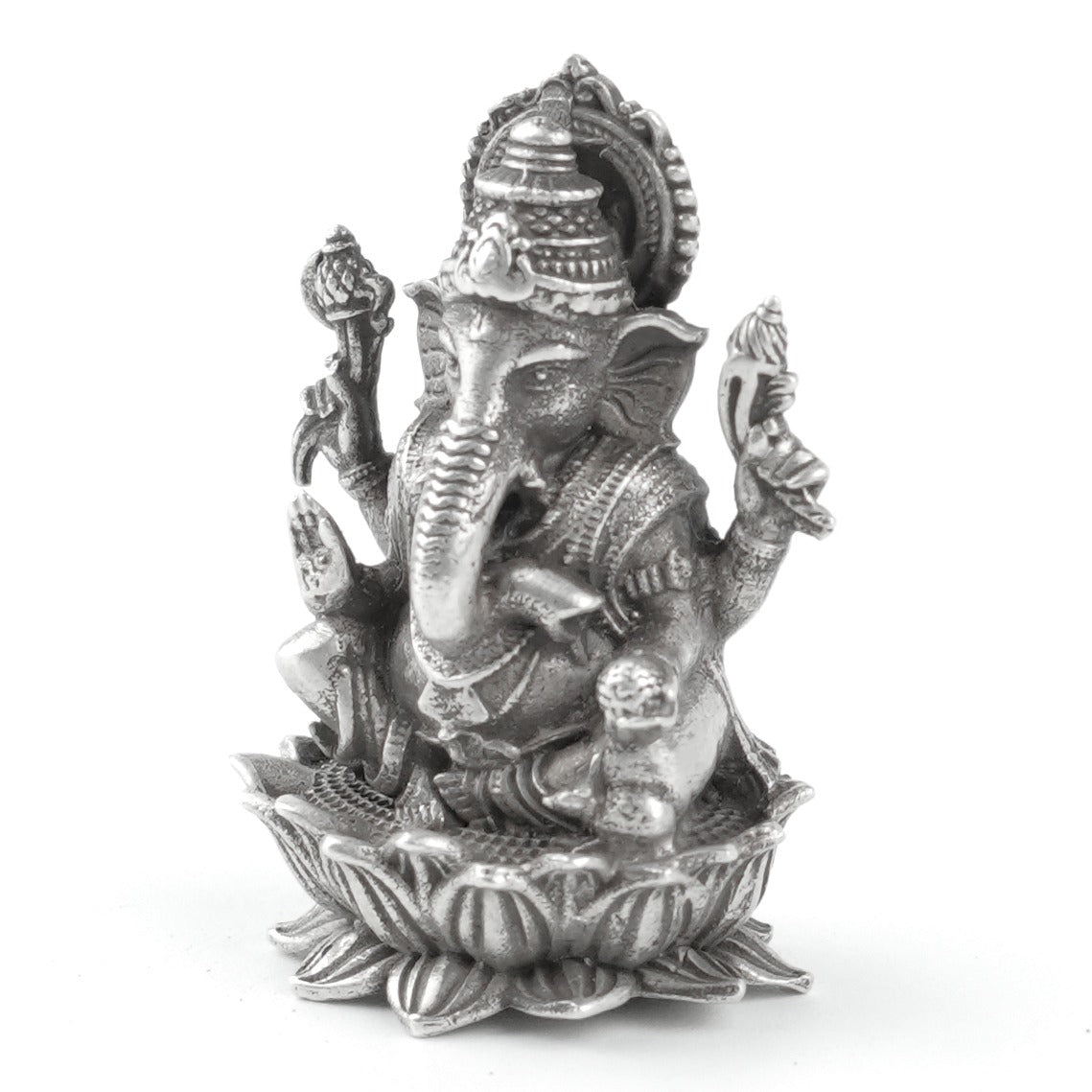 Silver Mini Ganesh Idol